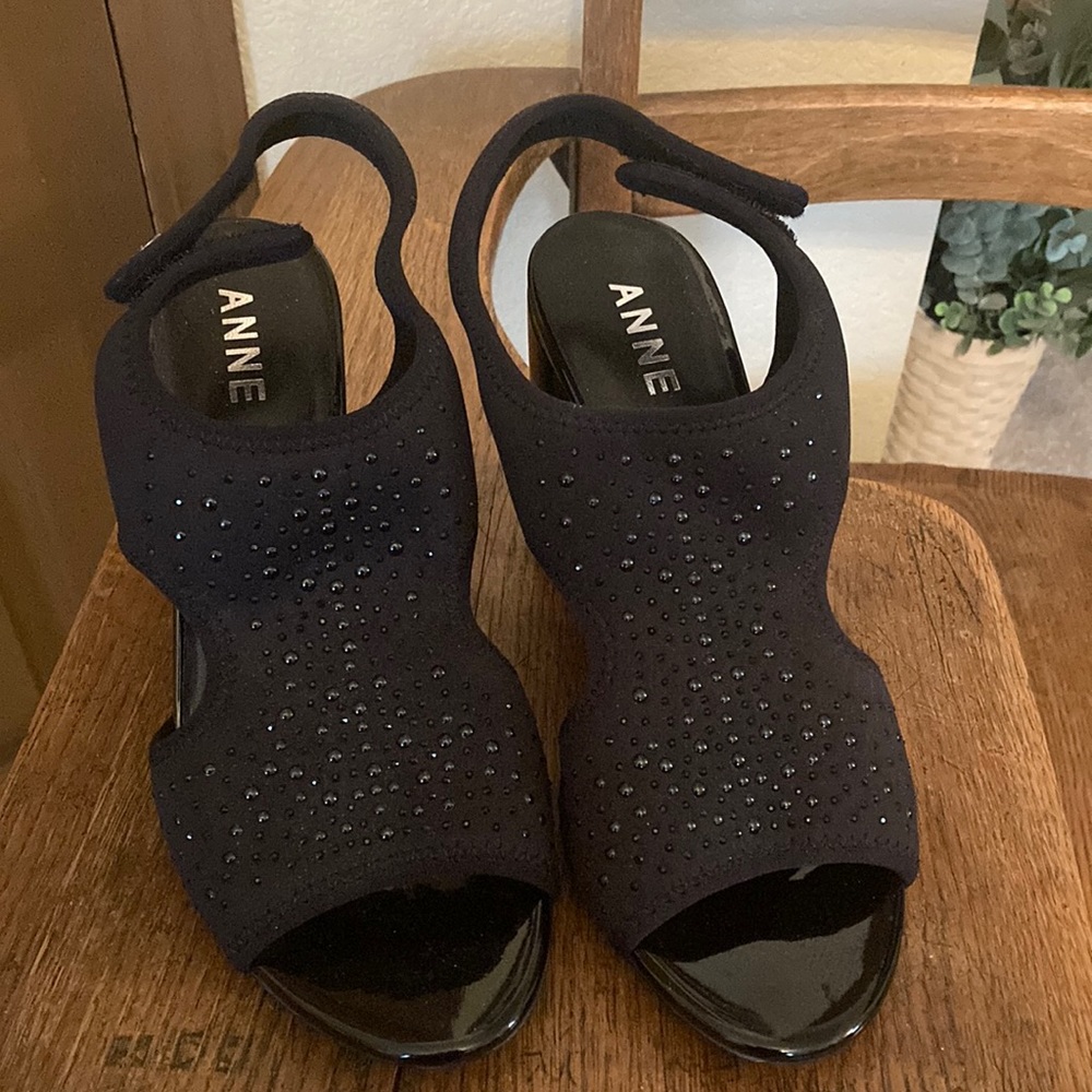 Anne Klein Rebekah Embellished Heeled Sandals Size 8M NWOT